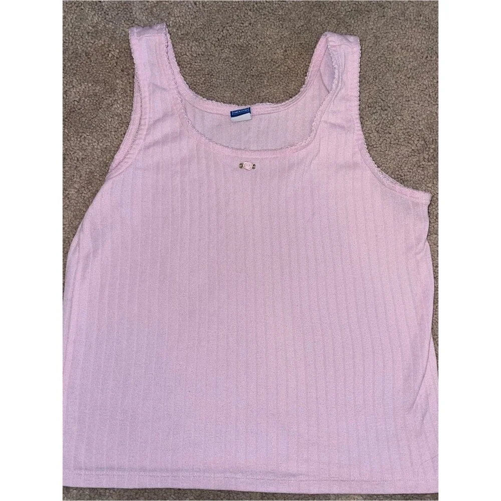 Girl’s Old Navy Pink Frilly Tank Top | Size Large (10/12)
